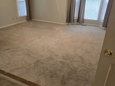 Old Carpet Flooring Full Replacement